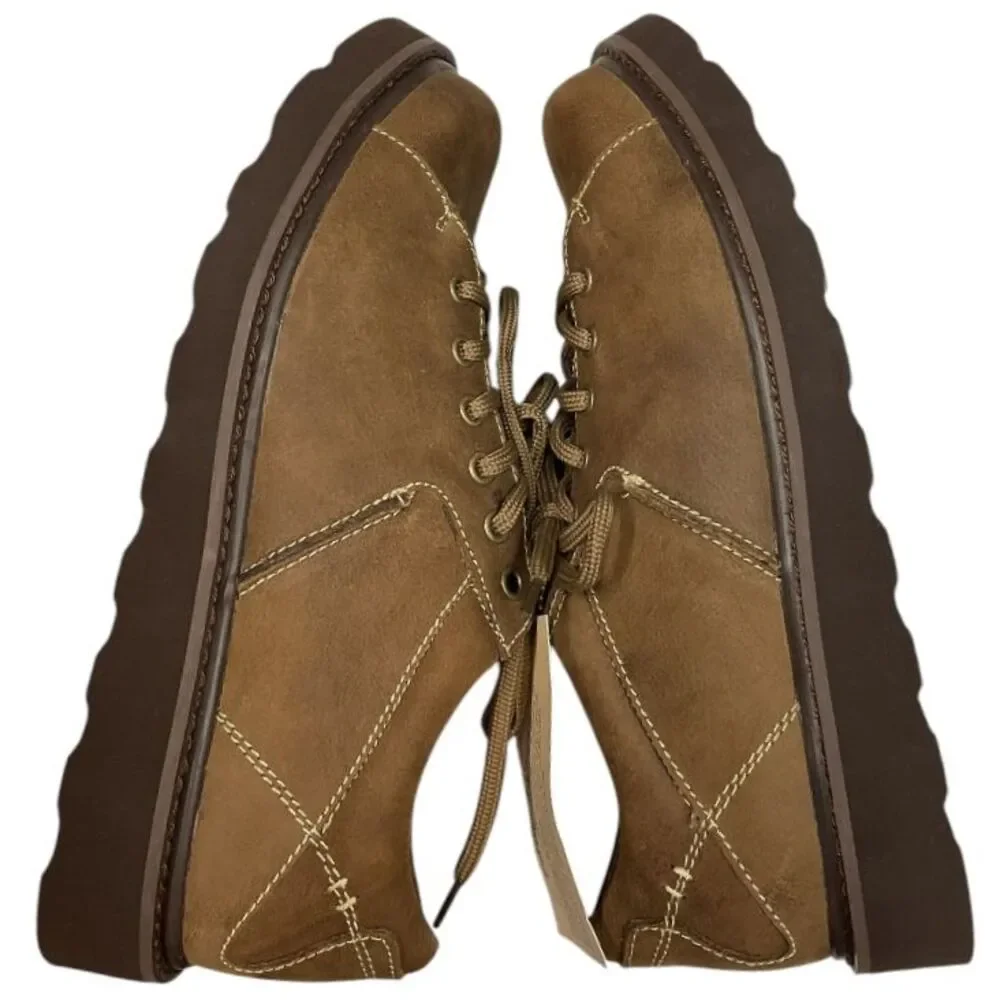 Eddie Moran Size 9 Vintage Road‎ Boots Tar Eaters Leather Oxford EM 560 Y2K NWT